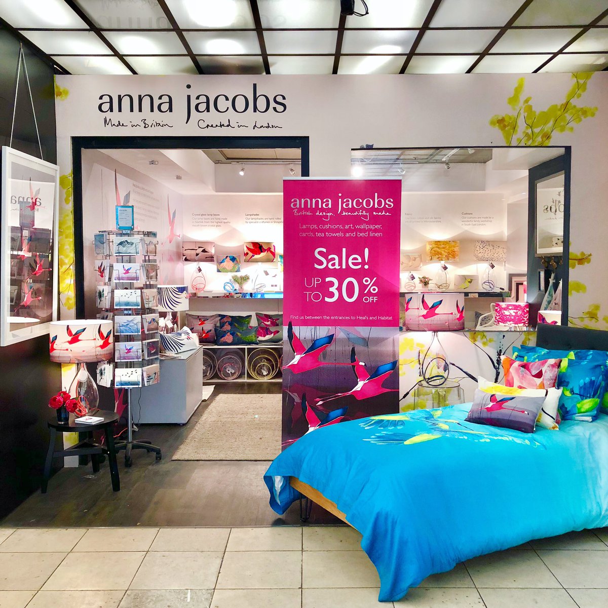 AnnaJacobsart's tweet photo. ONLY 4 DAYS LEFT UNTIL OUR POPUP CLOSES!! Up to 50% off ex-display, samples, seconds and end of line. At least 10% off everything else in the shop. This is the moment to get your favourite design! https://t.co/jYyhUDTmk0