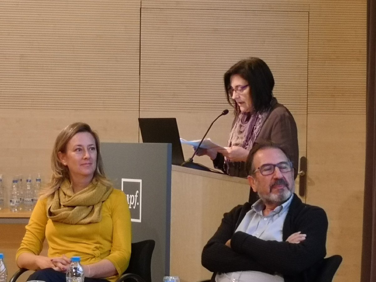 cscolari's tweet photo. Sara Osuna presenta resultados de la Comunidad de Madrid #transalfabetismos Streaming: https://t.co/MNfiPnSQQo #medialiteracy @Trans_Literacy #transmedia #literacy @UPFBarcelona @facom_UPF #MEDIUMResearch #UPFResearchCOM https://t.co/Wv3gSAnvXO