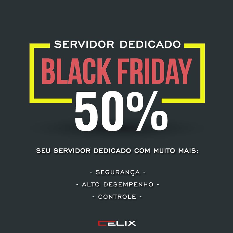 CelixCloud's tweet image. Na Celix Cloud a Black Friday não é só 1 dia, mas o MÊS TODO. Vai ficar ai só Olhando ou vai correr lá no Site e Aproveitar? 👀💣💥
celix.com.br/blackfriday/

#Cloud #DataCenter #Tecnologia #BlackFriday2018