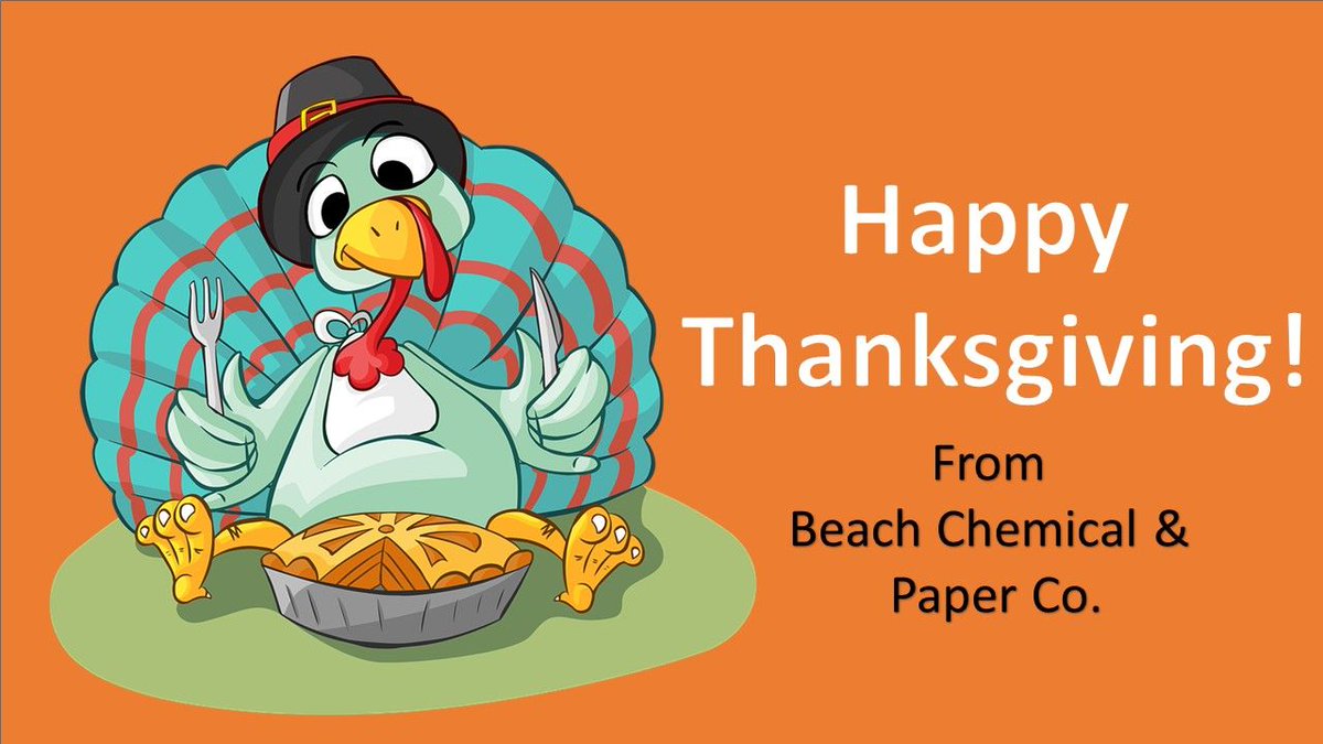 BeachChemPaper's tweet photo. Happy Thanksgiving! 

#Thanksgiving #GiveThanks https://t.co/AiB5odl2kj