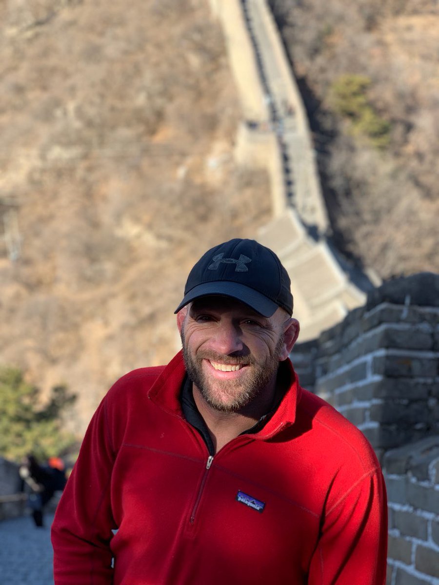 travislutter's tweet photo. Went to the Great Wall of China today. I left South Dakota 21 years ago I had never been out of the country fast forward to today and I have now been to 23 countries. Fighting took me to almost all of them. I am extremely lucky and grateful for everything I have in life. https://t.co/YHj8E0G06d