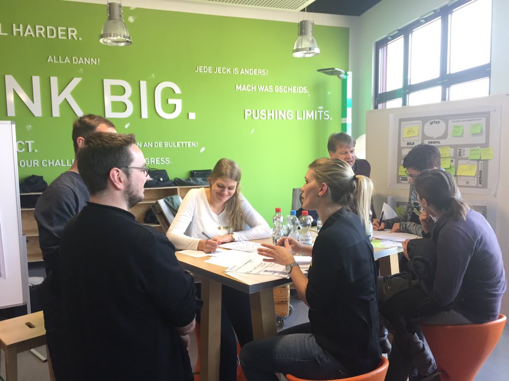 EnBWInnovation's tweet photo. #Kundeninterviews und #Kundenfeedback sind natürlich das A&O jeder #Idee und #Innovation #designthinking #EnBW #innocampuska https://t.co/u0r1NzEoB4
