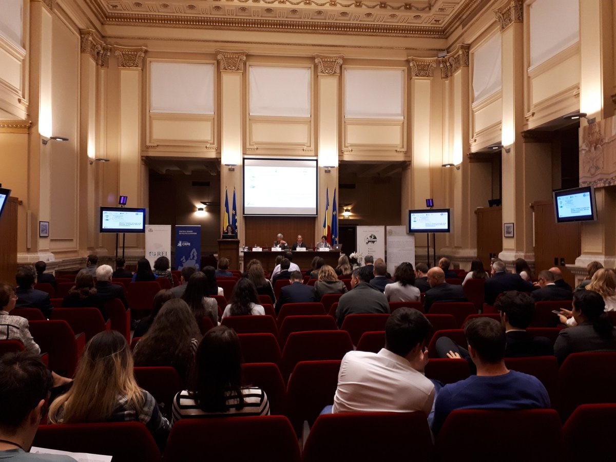 Welcome to Bucharest! Bianca Toma from <a href="/CRPERomania/">CRPE</a> is welcoming all participants to the TEPSA Pre-Presidency Conference #PPCBucharest