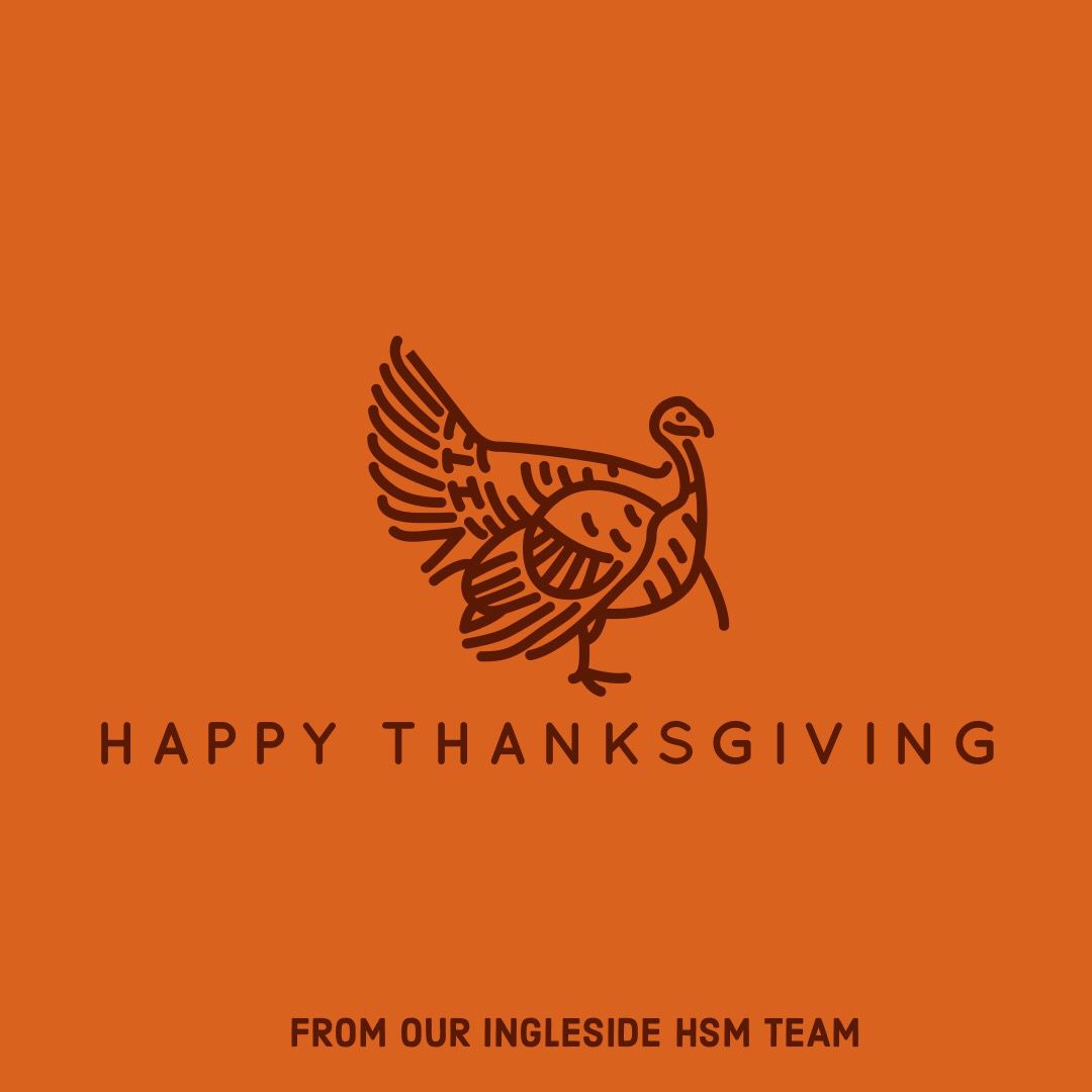 InglesideHSM's tweet photo. Happy Thanksgiving from our HSM team! https://t.co/TRzdpcnEoL