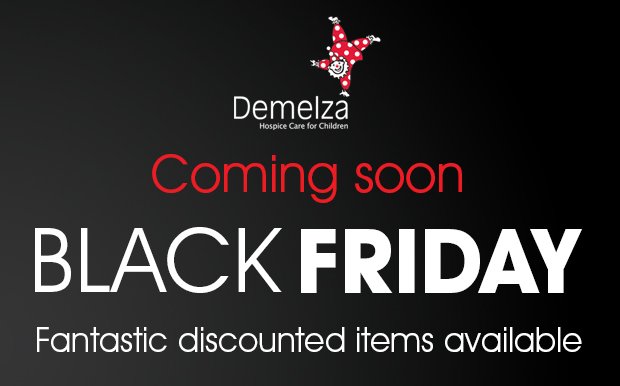 DemelzaCharity's tweet photo. Some of tomorrow's #BlackFriday deals are more than a great bargain - they could make a big difference. We think we've got some of the best - available tomorrow! https://t.co/91CflUehV3