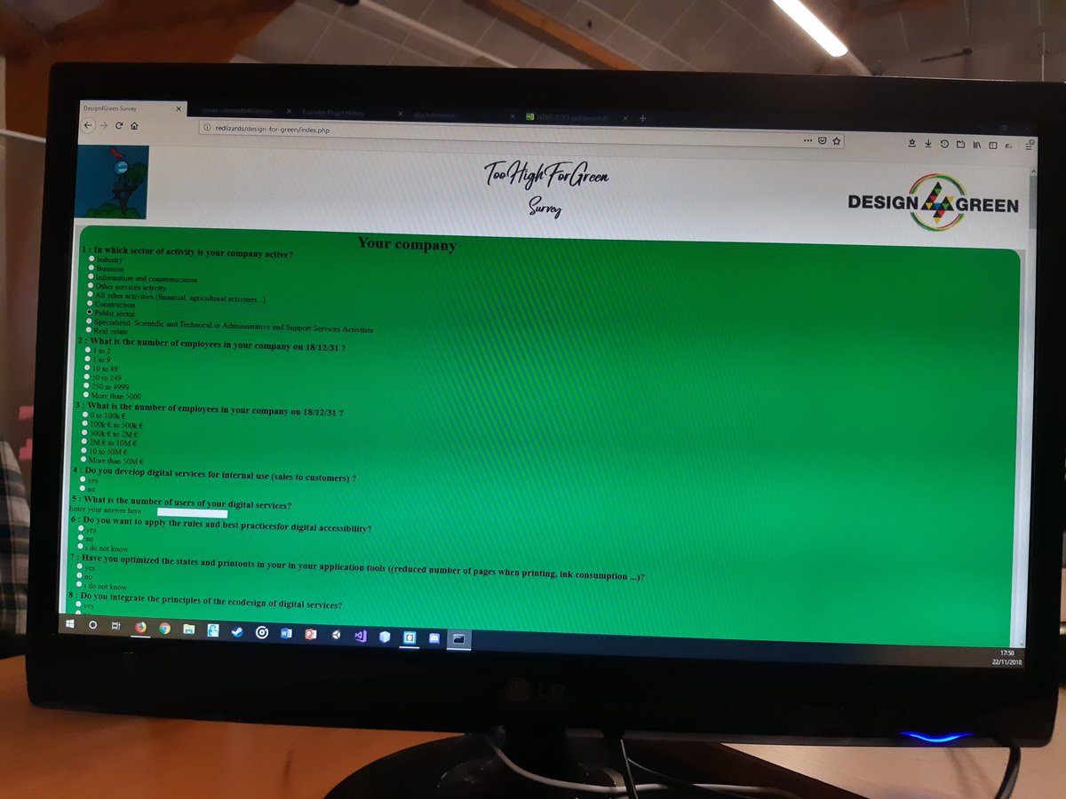 TooHighForGreen (@toohighforgreen) on Twitter photo Bon ! Ce n'est pas encore fini mais le site est fonctionnel !
<a href="/TooHighForGreen/">TooHighForGreen</a> prend les hauteurs et rentre dans l'optimisation !
#Design4Green #challenge #GreenIT #EcoDesign #ImakeITsustainable Bon ! Ce n'est pas encore fini mais le site est fonctionnel !
<a href="/TooHighForGreen/">TooHighForGreen</a> prend les hauteurs et rentre dans l'optimisation !
#Design4Green #challenge #GreenIT #EcoDesign #ImakeITsustainable