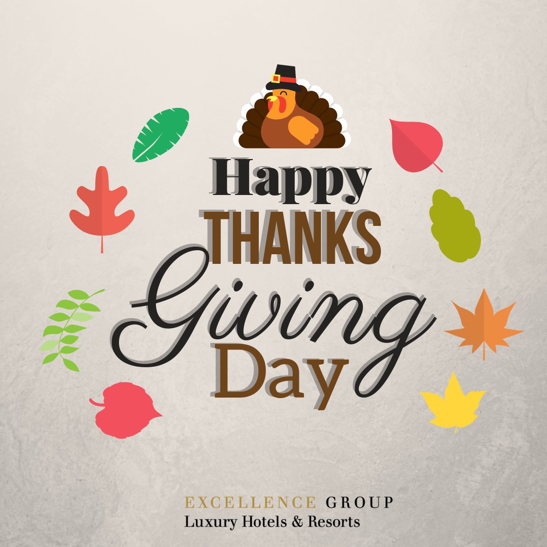 TheExcellenceCo's tweet photo. From our Excellence family to yours, Happy Thanksgiving! π¦π
#HappyThanksgiving #ExcellenceGroup https://t.co/JxGUpmMbEV