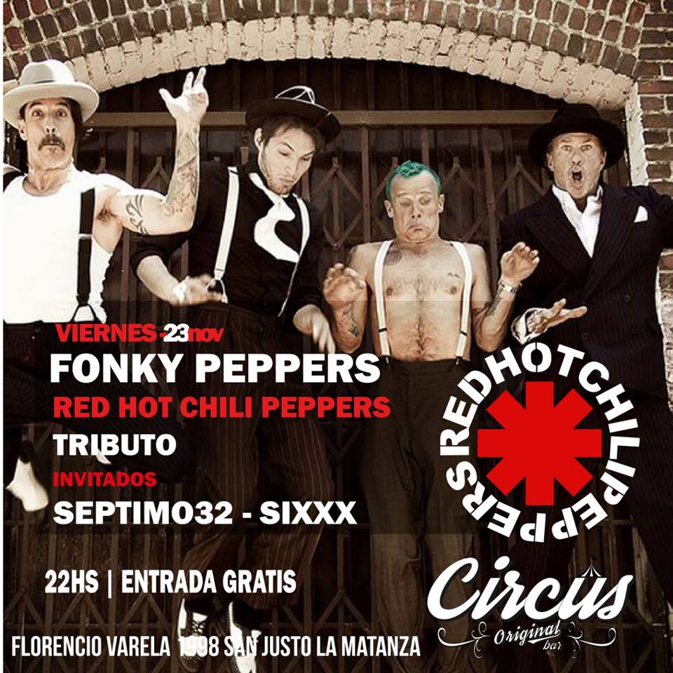 FonkyPeppers's tweet photo. Atencion Zona Oeste!! Despedimos el año en CIRCUS junto a grandes bandas! Entrada Gratuita!!!!! Los esperamos!!!!! https://t.co/o0NzyEXVtJ