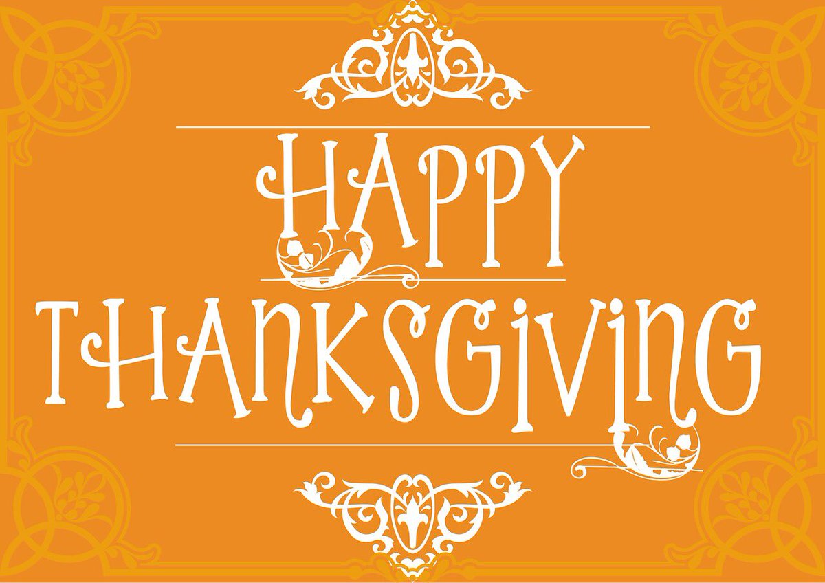 A Happy Thanksgiving to friends &amp; collegues everywhere that celebrate today. Good wishes and kind thoughts to all.