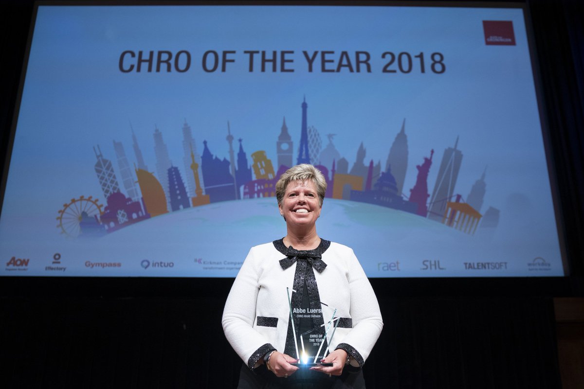 CHRO Community (@chro_nl) on Twitter photo CHRO of the Year 2018 is Abbe Luersman, CHRO van Ahold Delhaize!
Abbe Luersman volgt daarmee Janine Vos van Rabobank op. Lees meer: chro.nl/artikel/chro-o… Morgen foto's/verslagen op CHROSummit.nl & CHRO.nl. #CHROSummit 2018 <a href="/AholdDelhaize/">Ahold Delhaize News</a> CHRO of the Year 2018 is Abbe Luersman, CHRO van Ahold Delhaize!
Abbe Luersman volgt daarmee Janine Vos van Rabobank op. Lees meer: chro.nl/artikel/chro-o… Morgen foto's/verslagen op CHROSummit.nl & CHRO.nl. #CHROSummit 2018 <a href="/AholdDelhaize/">Ahold Delhaize News</a>