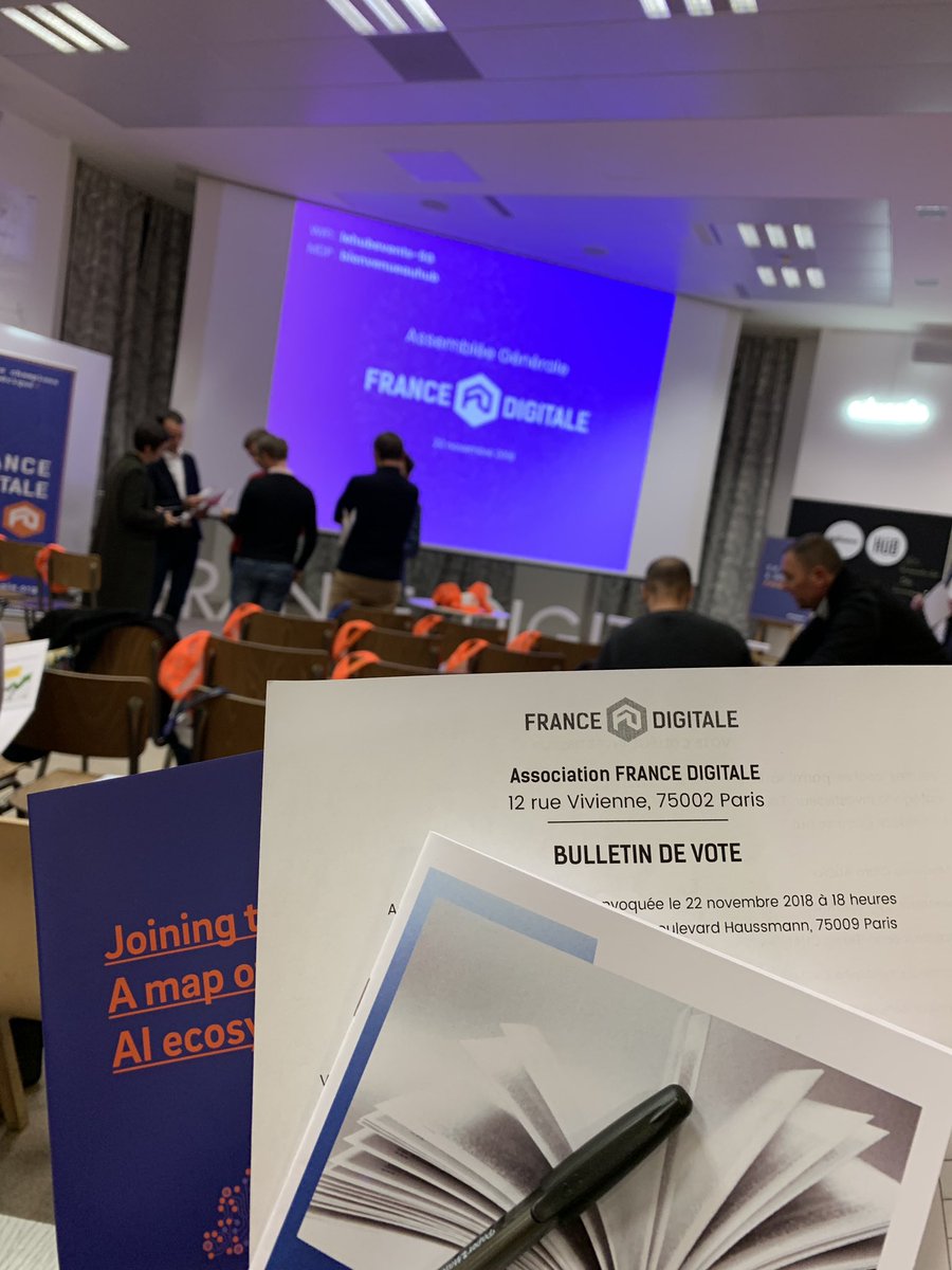GeorgesBote's tweet photo. À l’assemblée générale de @FranceDigitale au sein du hub @Bpifrance regroupant les entrepreneurs et investisseurs français du secteur numérique #bpifrance #francedigitale #icaretechnologies https://t.co/XIzXp9gbqX