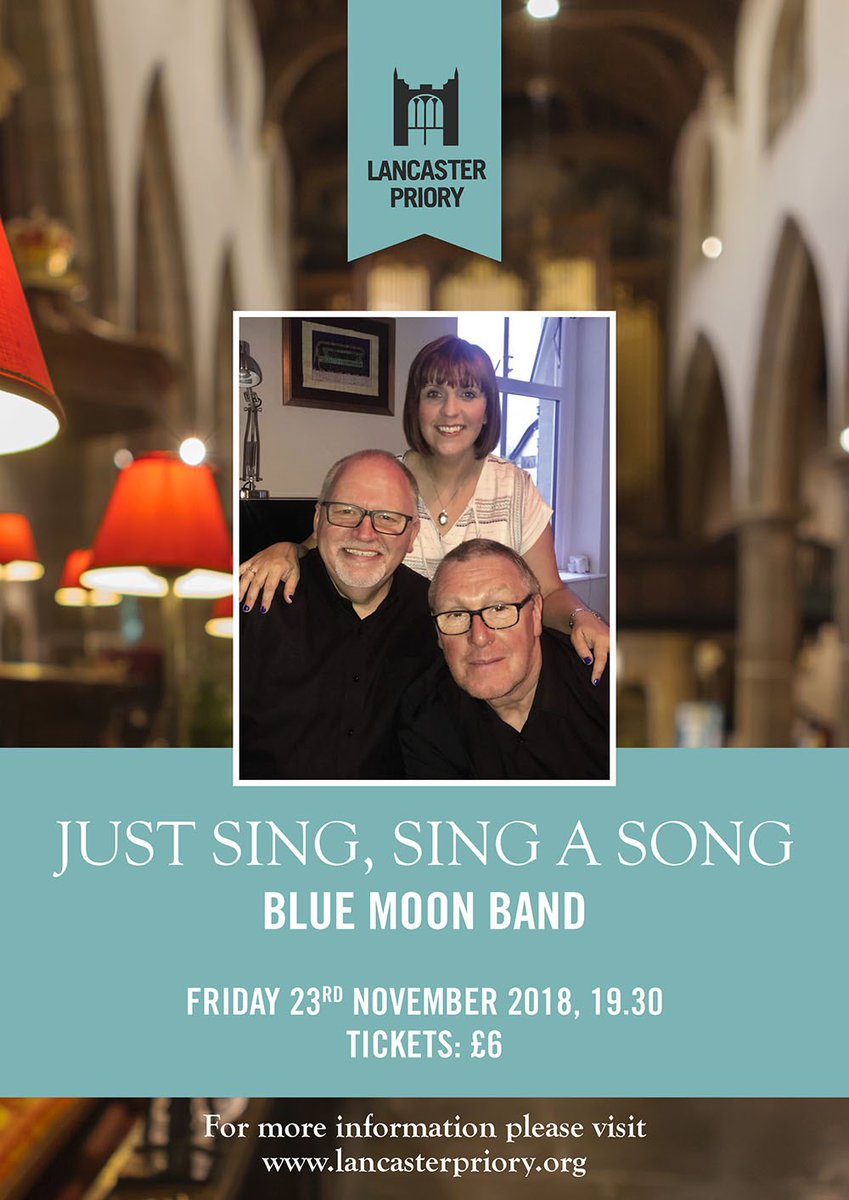 priorymusic's tweet photo. Blue Moon Band’s ‘Just Sing Sing a Song’ concert is tomorrow at 7.30pm.  Tickets £6 on the door.  Highly recommended.  Everyone welcome. @LancasterCityUK @LancasterBID @BlueMoonBand1 https://t.co/oQyAtwvm9d