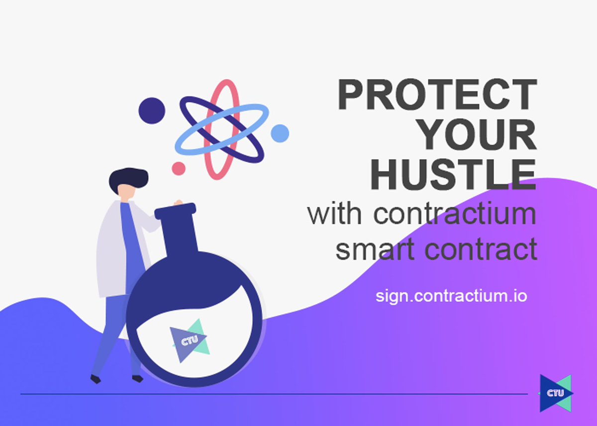 contractium's tweet photo. Business agreements can be tricky when either of the parties may seem off and may fail to uphold their ends of the bargain. Contractium Network helps you avoid this by entering your agreements on the Blockchain such that irregularities are eliminated.
https://t.co/qZcMiG3HvV https://t.co/B2u5BTkpvg