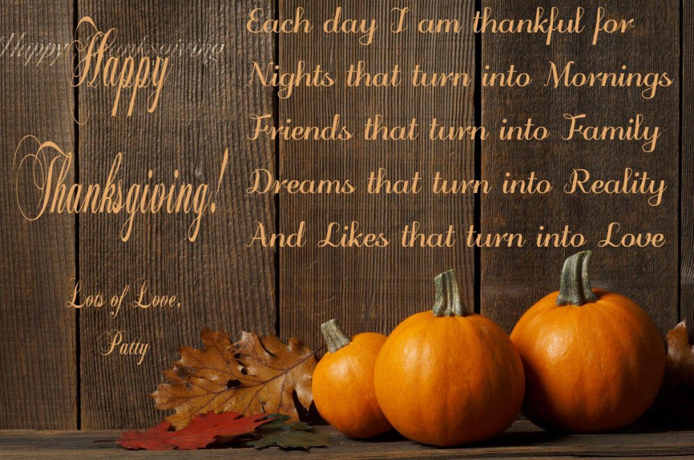 BitChick2's tweet image. #HappyThanksgiving2018#
Wishing my Crypto Family a Happy Thanksgiving 🦃🍁🍽!!