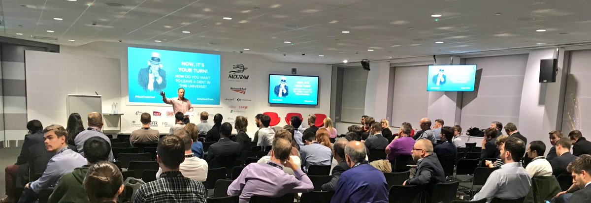 hackpartners's tweet image. “How do you want to leave a dent in this universe...?!”
Final call to action for the participants of #HackTrainConf.
Amazing day with so many fabulous people looking to change an entire industry for the better! #LetsDoThis