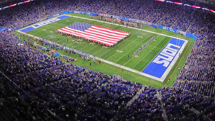 FieldTurf's tweet image. Thankful for football all day long!
Game 1 @FordField @Lions
#TeamFieldTurf #Thanksgiving 
#CHIvsDET #OnePride