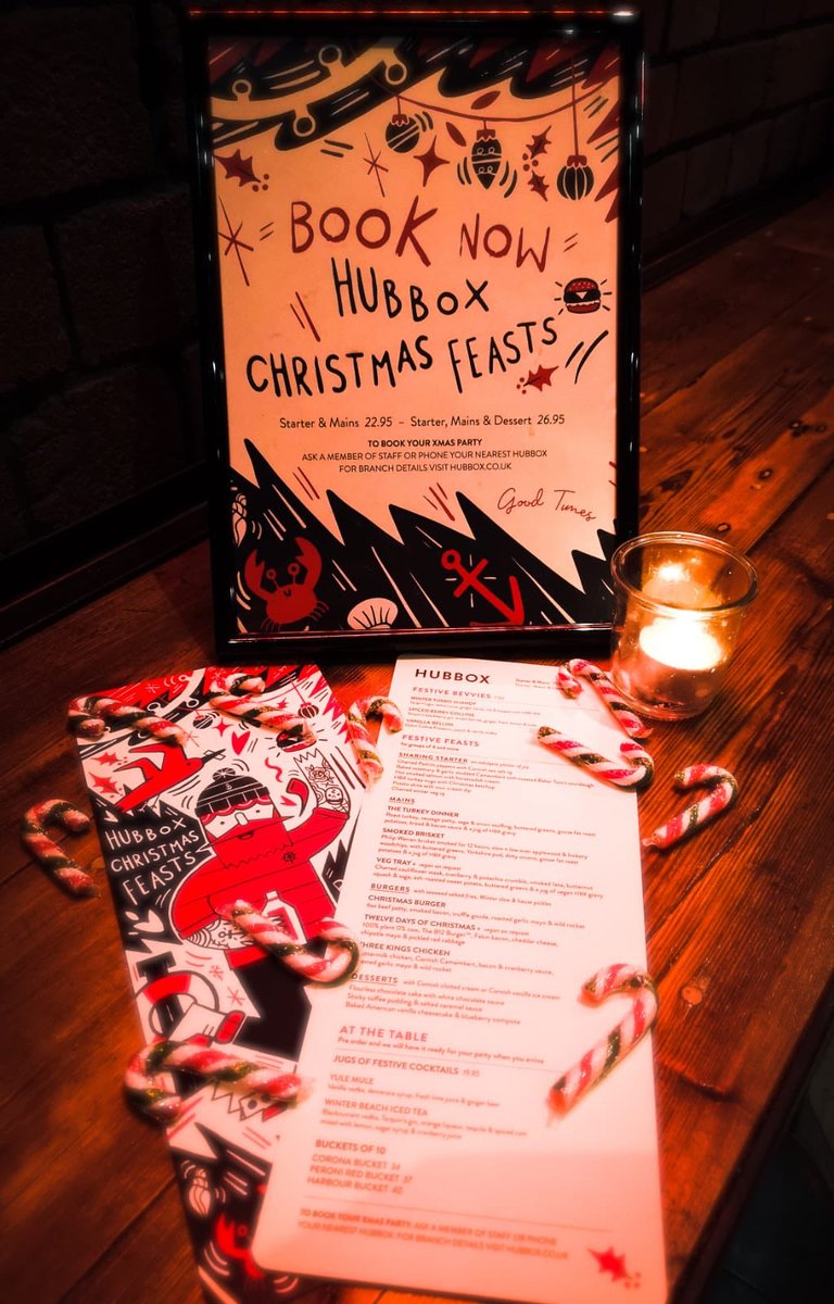 🎄 DONT FORGET TO BOOK IN FOR YOUR CHRISTMAS PARTY!!!  🎄
Why not treat yourself to one of our Xmas sharing platters and of course, our selection of festive burgers. If you’re feeling extra merry, why not try one (or a few) of our super tasty, festive cocktails.