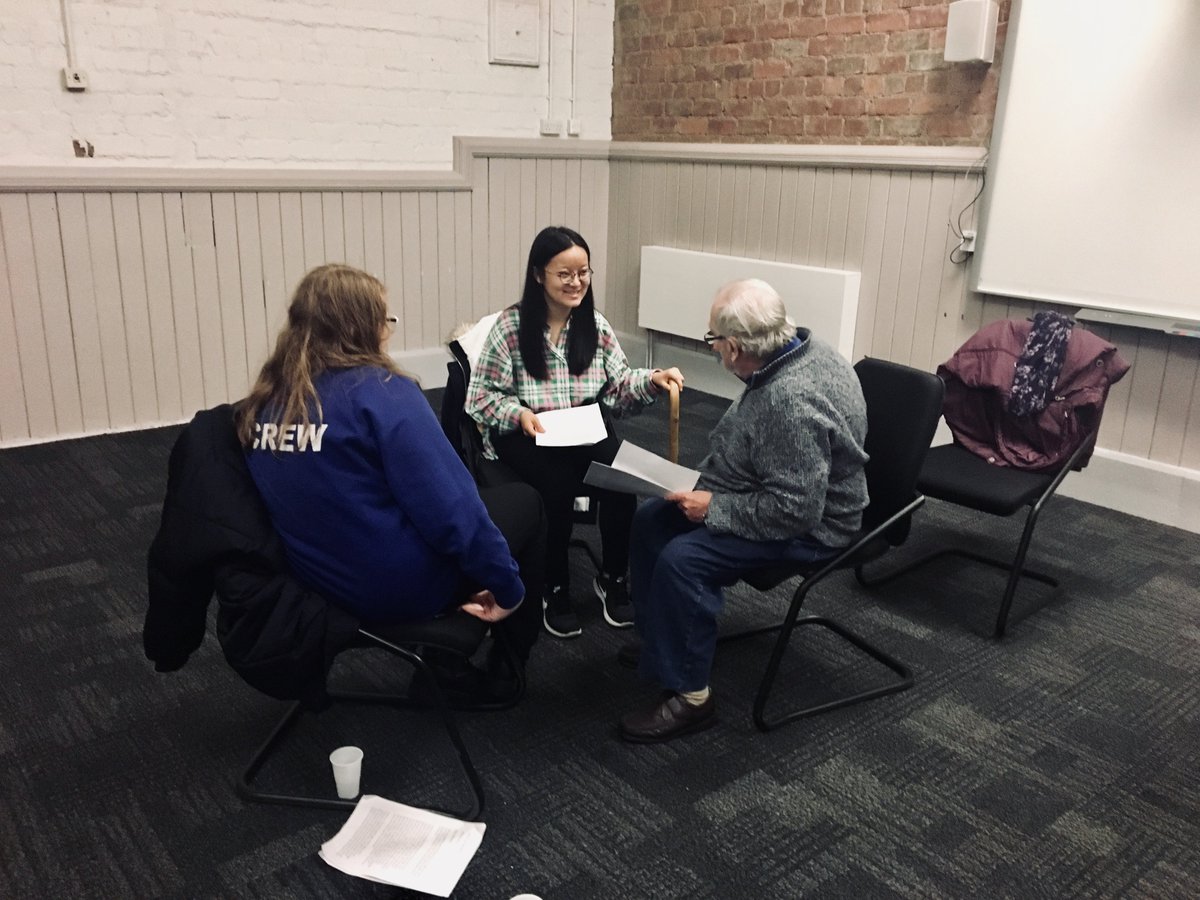 Fall_into_Place's tweet photo. Playing with age stereotypes in #GenerationSquad last week. We are looking forward to starting our writers group tomorrow @writing_back #writers #intergenerational #dramaforall https://t.co/VfXdiEeGi4
