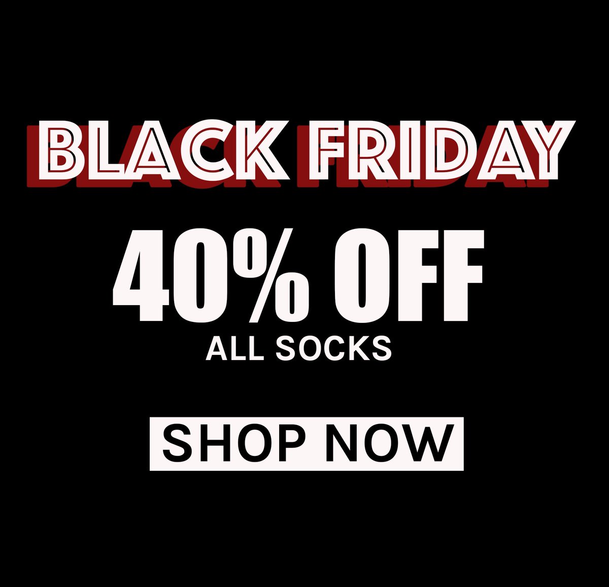 #BLACKFRIDAY sale starts now! 40% OFF ALL SOCKS at ShopArthurGeorge.com #BLACKFRIDAY We've got your Christmas gifts covered!!