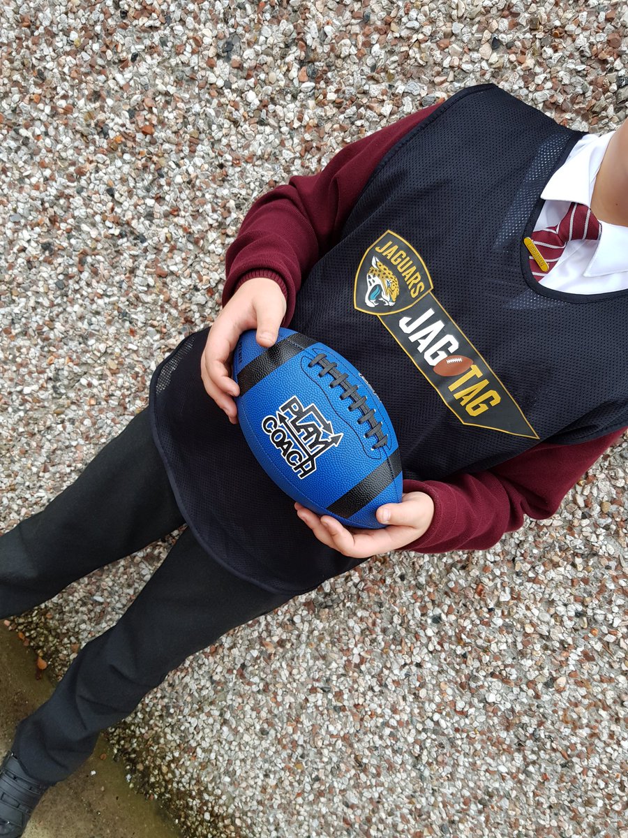 Great lunch club today at Holy Family in Sale as always, Jag Tag is still the main request from everyone and that is because they love it!!! Just remember guys there is a Jag Tag after school club on Thursdays so sign up and join the huddle🏈 #HIKE #jagtag @EdStartMS -Coach Matt.