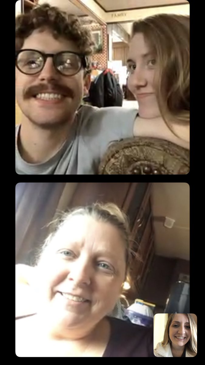 bethanyladlee's tweet photo. @tylucal @MarlanaDawn We’re not together, but we’re together. Ya know? #happythanksgivng https://t.co/L3SAqmk29u