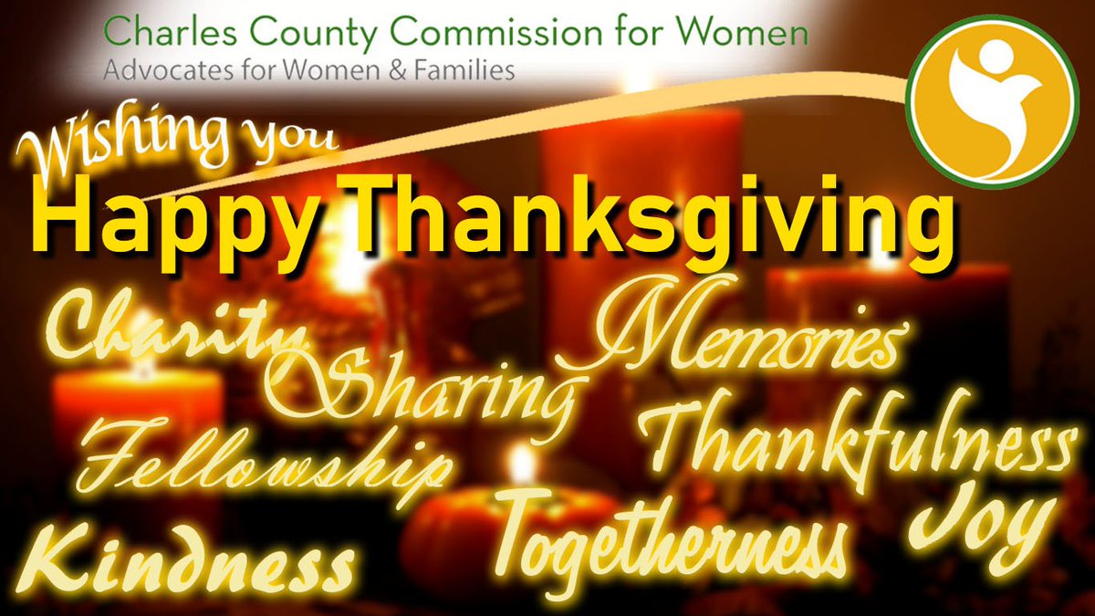 Happy Thanksgiving from the <a href="/CharlesCoWomen/">Charles County Women</a>