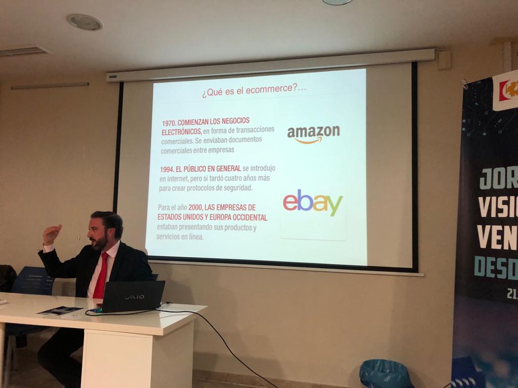 Desarrollada en Montoro, en colaboración con <a href="/dipucordoba/">Diputación de Córdoba</a> e  <a href="/Iprodeco/">Iprodeco</a> , la primera sesión de  las "JORNADAS SOBRE LA VISIÓN GENERAL DE  LA VENTA ELECTRÓNICA DESDE EL ÁMBITO DE LO LOCAL". Nuestro  agradecimiento al Centro Comercial Abierto Montoro por su disposición y  acogida.