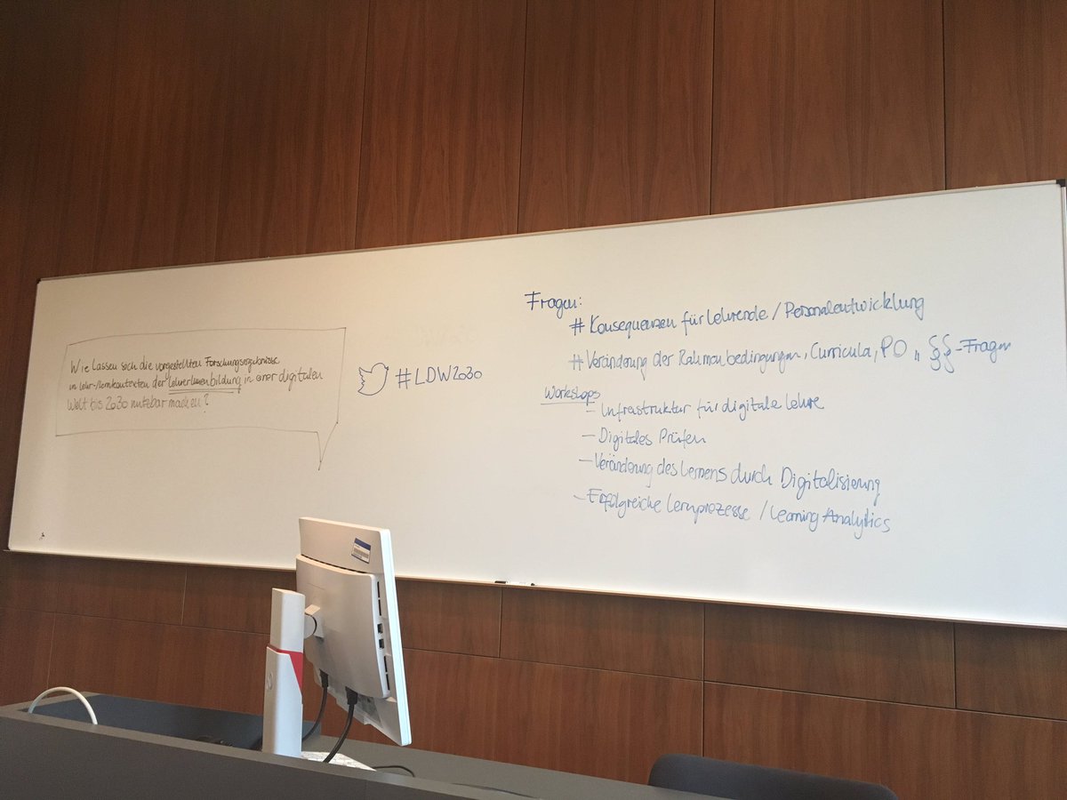 #LDW2030 Think Tank Digitale Lehre in den Lehramtsstudiengängen
