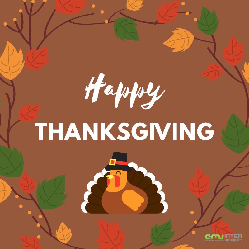 COMU_Inter's tweet photo. Practiquemos la gratitud desde el corazón. Las razones para dar gracias siempre sobran. ¡Feliz Día de Acción de Gracias! ❤️🦃 https://t.co/BMZLBaAgAf