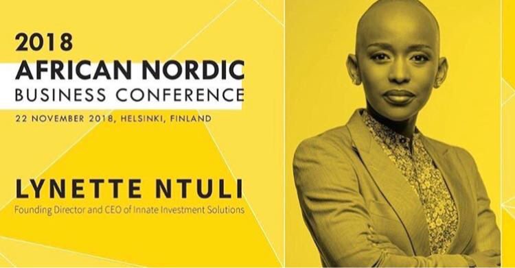 MsNtuli's tweet photo. If you’re not at the table, you’re on the menu..” Interesting day of speaking, engagement and learning at the African Nordic Business Conference, putting the continent at the forefront of innovation, &amp; sustainable capacity development in a several economic sectors. #AfroNordic18 https://t.co/lCc8jfTTr5