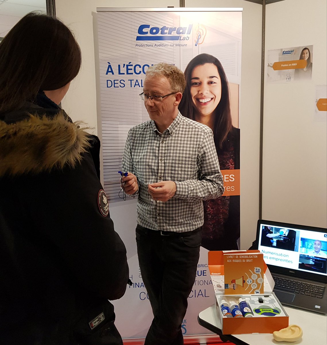 ENSICAEN's tweet photo. #ForumEntreprises #ENSICAEN Le stand @CotralLab_FR
#entreprises #emploi #stage #Caen #ingenieur #protectionauditive #risque https://t.co/HW7EZEMLUJ