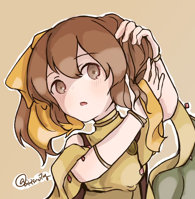 ツインテールの日のラクガキデューテさん 