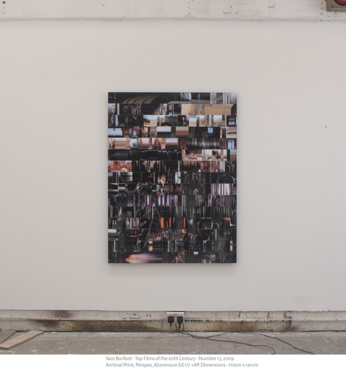 FiumanoClase's tweet image. &quot;When gone am I, the last of the Jedi will you be&quot; -Yoda. #SamBurford work tittled &quot;Top Films of the 20th Century - Number XIII&quot; is an interpretation of  the origional #StarWars #georgelucas. We will be showing new work by Burford at #Pulse