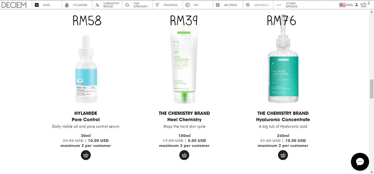 pinkblushbysara's tweet photo. More update for Deciem BFS ---
- Not ALL items are involve in BFS
- Price is exc postage, inc SC
- <500g ; RM8 / RM10
- >500g ; RM10 / RM12
- Selfpickup : UTM Skudai
#deciem #deciemmalaysia #niod #theordinary #blackfridaysales #iklantk #tanyatk #reviewtk #sayajual https://t.co/nXBLLr5R0H