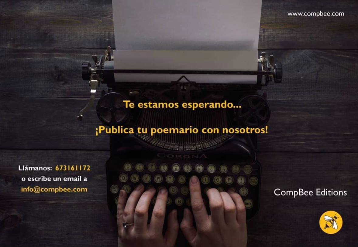 bee_comp's tweet photo. Publica tu poemario con nosotros info@compbee.com
#poeta #poesia #autoeditar #autoedición https://t.co/AF3bvdLnw7