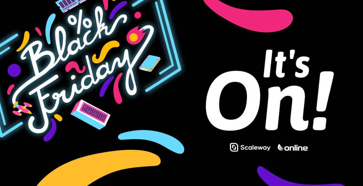 Hot deals available at Scaleway 🔥 Black Friday is happening now! 🚀 
scaleway.com