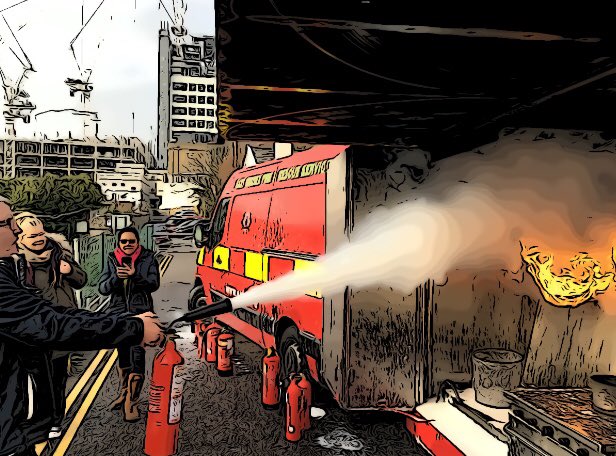 FireTrainingRaj's tweet image. Another large group of #NHS #FireWardens attended  #Training this morning in #Brighton. It was a little bit chilly but nice in the #sunshine.