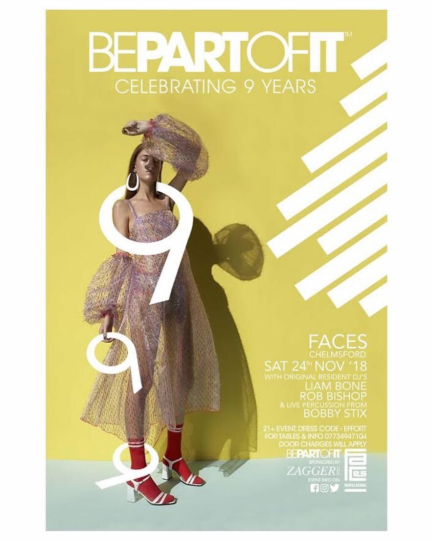 DJn for <a href="/bepartofit_/">BE PART OF IT</a> Saturday night at @FacesChelmsford celebrating 9 years of BPOI!