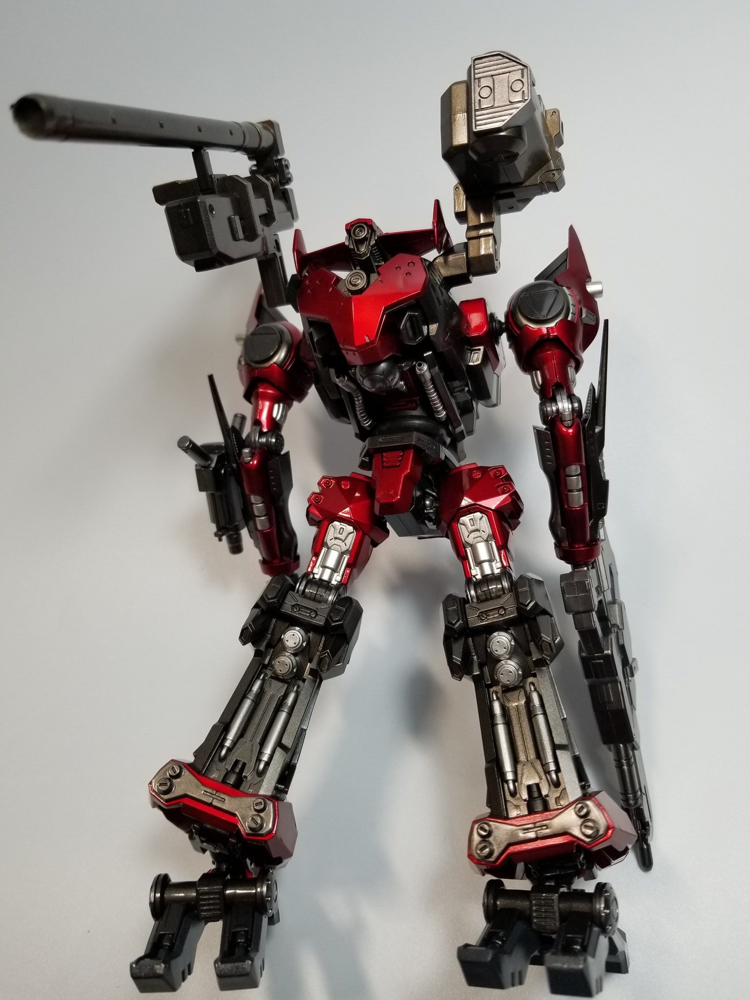 かひろ 今月作ったプラモ晒そうぜ アーマードコア ナインボール アーマードコア ナインボールver 完成しました 金属感をテーマに作りました T Co 4wjfz16b0k Twitter