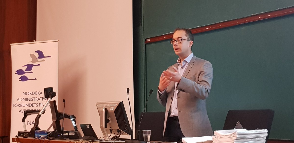 tyttiyv's tweet image. Kollegialt beslutsfattande är ovanligt i Sverige och Finland. Prof. Henrik Wenander @lunduniversity @NAF_Fin #förvaltning