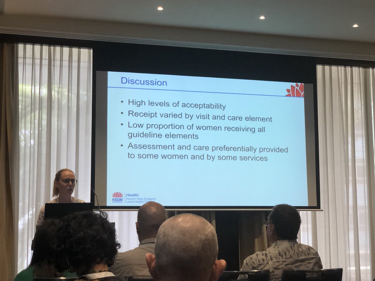 melkingsland's tweet photo. Emma Doherty presenting on the care women report receiving for alcohol consumption during pregnancy and how acceptable this care is #FASD2018Perth https://t.co/D4ygWZ72ay