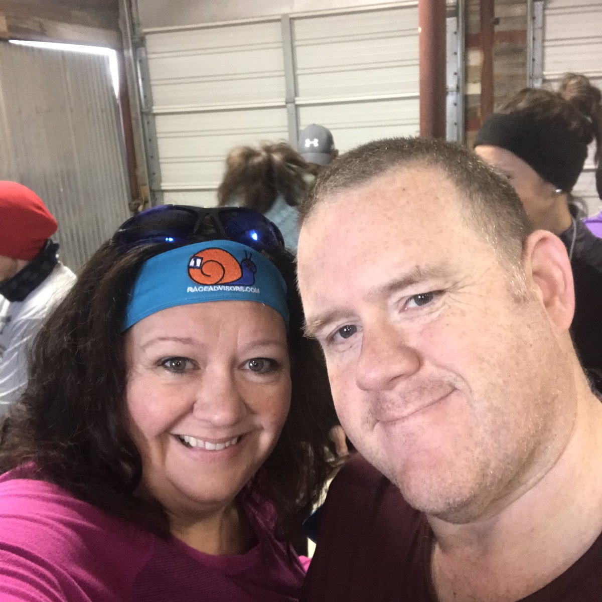 kateandmrt's tweet photo. Happy Thanksgiving everyone! Turkey Trot time! Speedy the Snail and I are ready! Boyfriend is just long suffering! 😂 #GoSpeedy #SquadRunner #Run2NotFrom #CoxRunningClub https://t.co/50K1MSHQqh