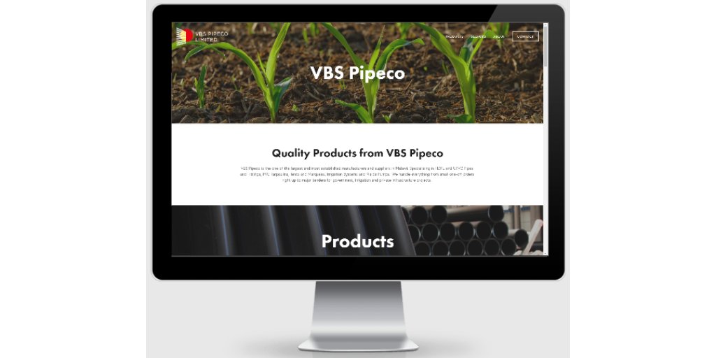 With an established presence in Malawi manufacturing and supplying pipes &amp; fittings, tarpaulins, tents &amp; marquees, irrigation systems &amp; MALDA pumps, VBS Pipeco needed a website.  We've launched with <a href="/squarespace/">Squarespace</a>  #websitelaunch #newwebsite #manufacturing  ow.ly/9Twu30mIoDu