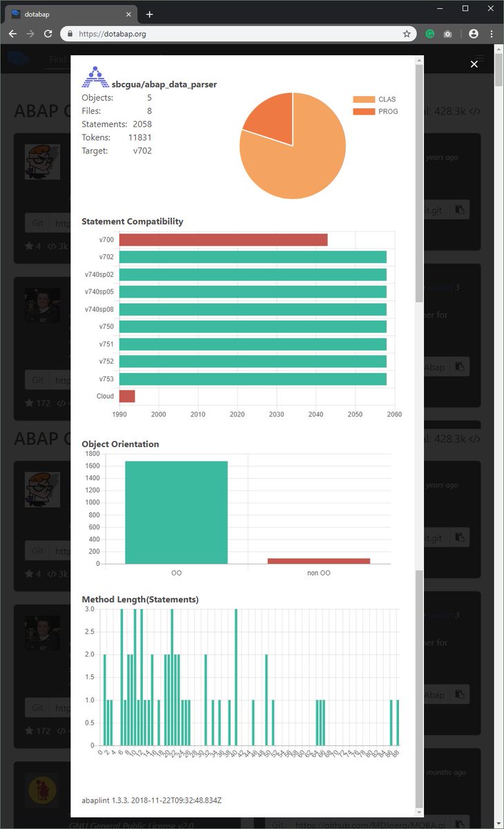 LarsHvam's tweet photo. New https://t.co/Hoo8R2olU2 feature, #ABAP insights, click the small Illuminati icon #dotabap https://t.co/ZpQvhxlpX4