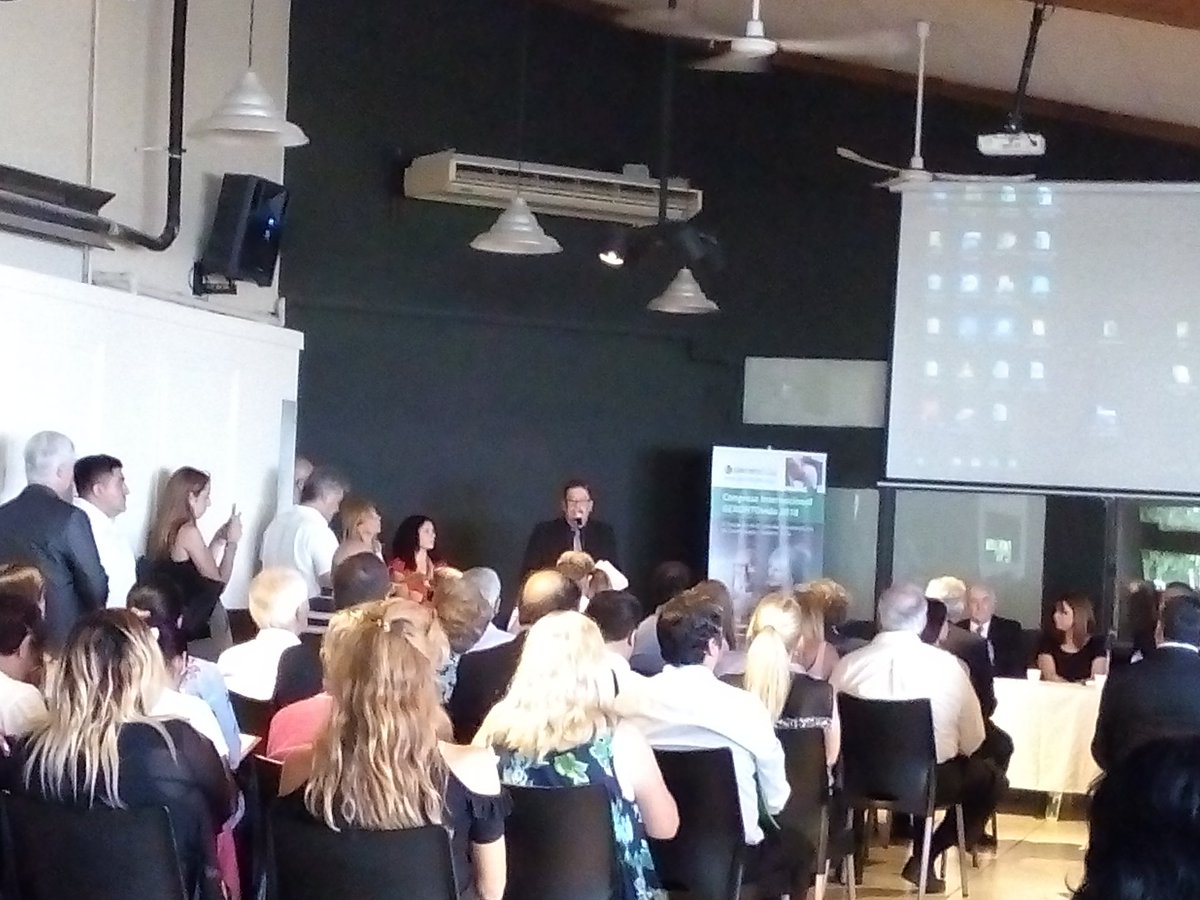 #hora representando a Madryn en IX congreso Internacional GERONTOvida2018, gestión Ricardo Sastre