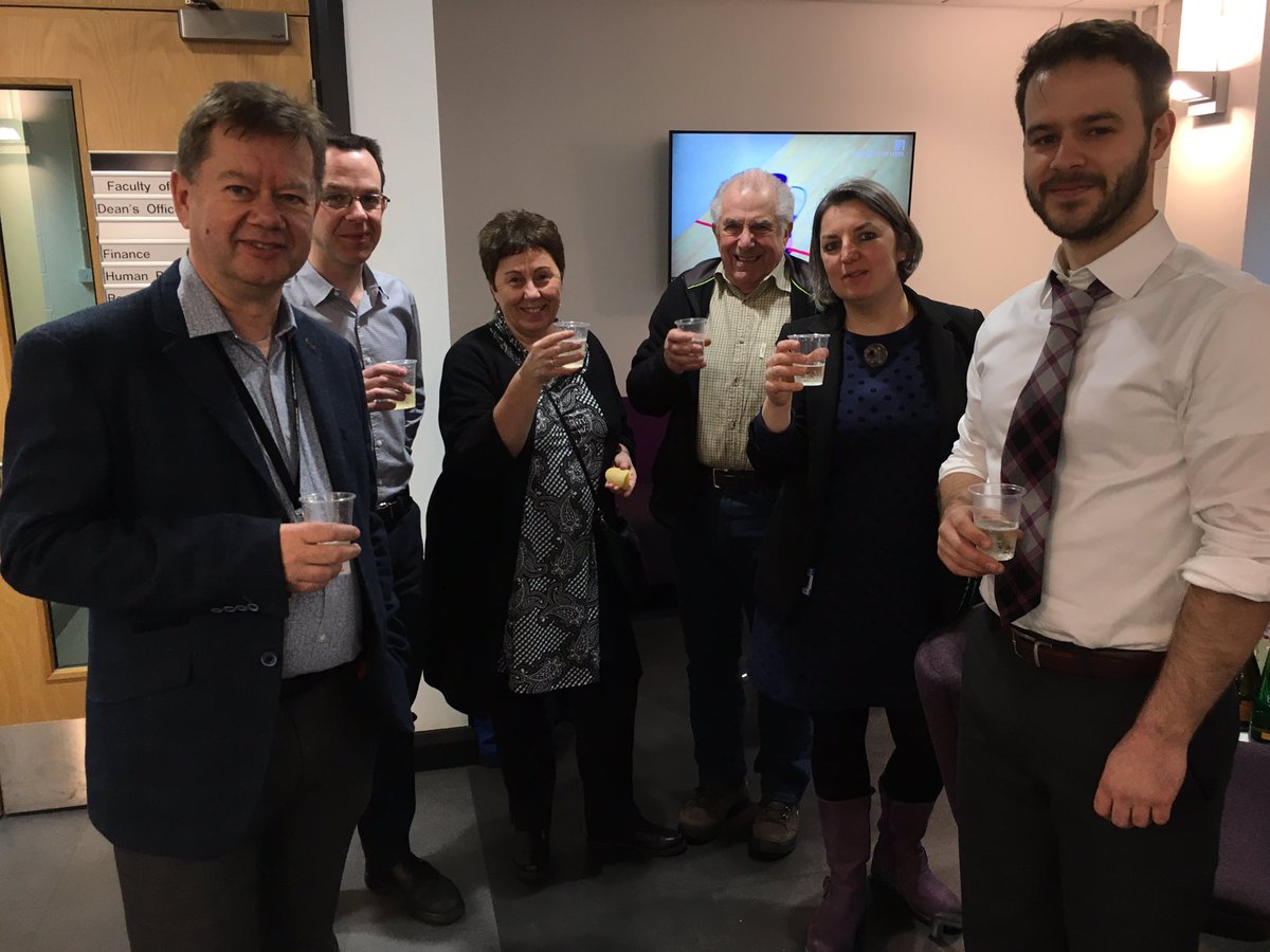 HarrisLabLeeds's tweet photo. Congratulations on passing your viva Joe, after a grilling from @RNA_julie and Dr Andrew Firth. We can now officially employ you! #DrWard https://t.co/kHCWBgYUKA