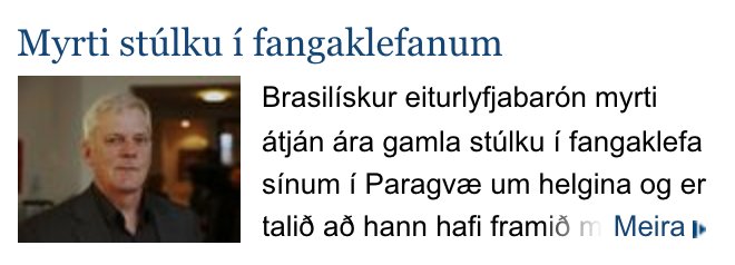 Óheppilegt mynda mixup fyrir Krist­inn Hrafns­son <a href="/mblfrettir/">mbl.is</a>