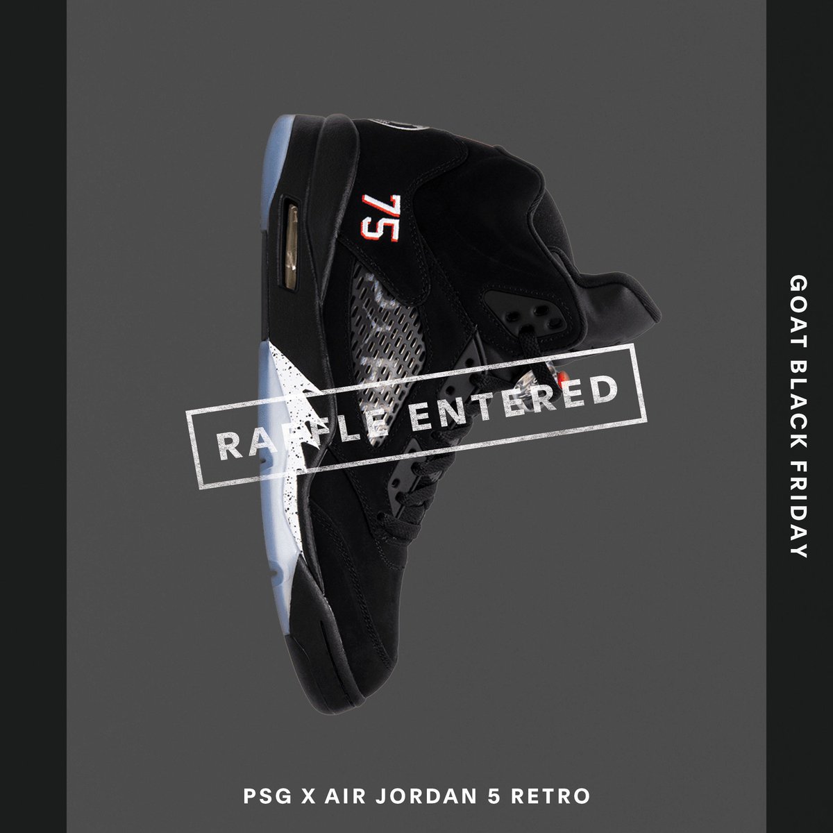 Enter the #GOATBlackFriday Raffle for your chance to win the most coveted sneakers and other prizes. <a href="/goatapp/">GOAT</a> goat.app.link/epEeZh5n3R
