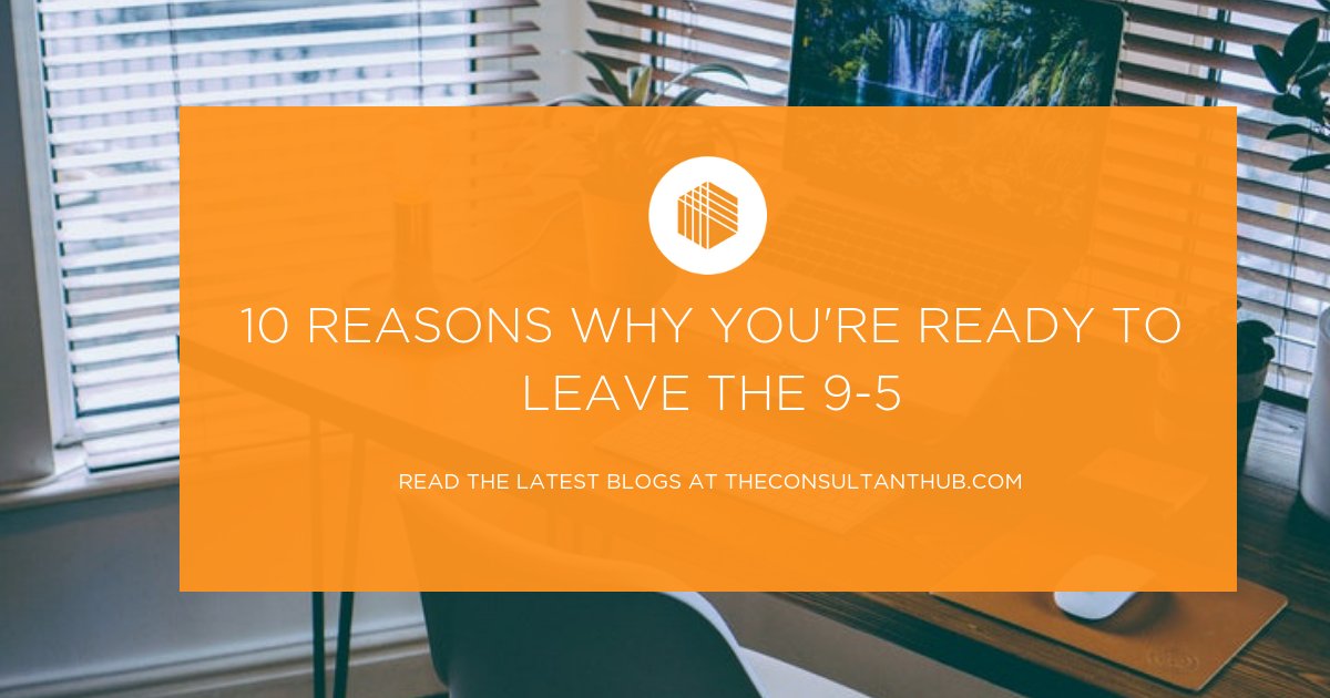 consultantroles's tweet photo. Wondering if you're ready to leave the 9-5 behind and start your journey towards a consultancy career? If you agree with these 10 reasons: https://t.co/dB39b64C8G it's time for you to make the move https://t.co/zPw0rlLuuM