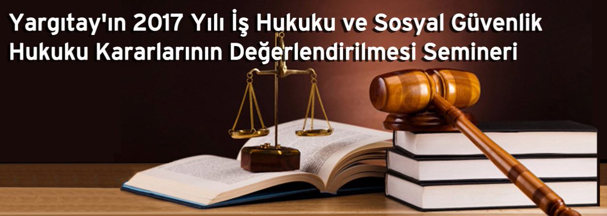 İş Hukuku ve Sosyal Güvenlik Hukuku Derneği tarafından düzenlenen“Yargıtay’ın 2017 Yılı İş Hukuku ve Sosyal Güvenlik Hukuku Kararlarının Değerlendirilmesi Semineri”23-24 Kasım tarihlerinde Kadir Has Üniversitesi'nde. TurkLex olarak standımızla birlikte bizde etkinlikte olacağız.
